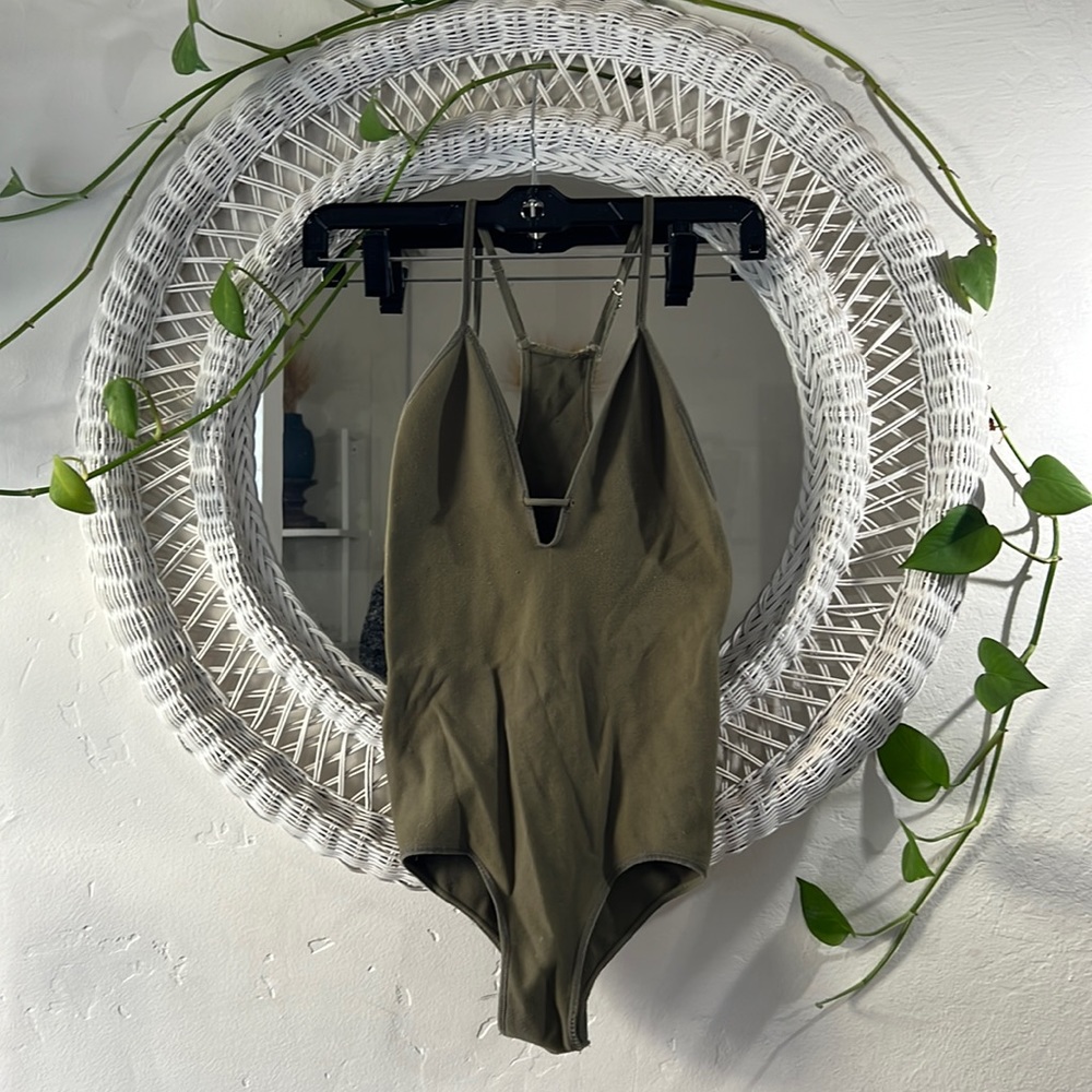 FREE PEOPLE | Green Bodysuit